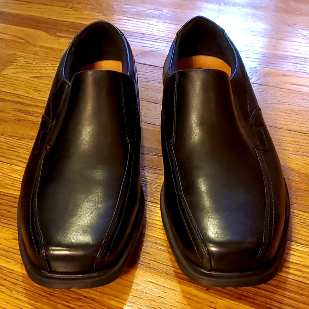 Black Leather Loafers